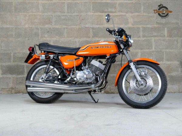 Classic Vibes Motorcycles - vente de motos classic Kawasaki mach III h1